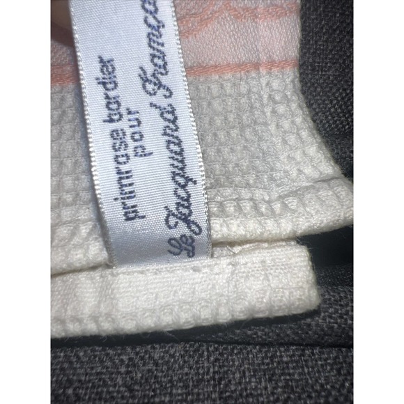 2 Le Jacquard Francais Peach Shell Border Renaissance Placemats Made France - Picture 2 of 5